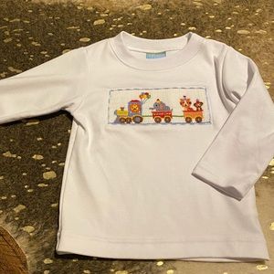 Circus appliqué long sleeve shirt sz:18m
